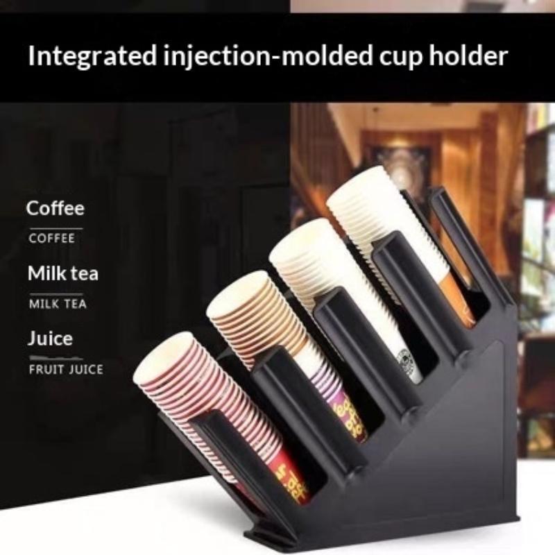 Coffee Tea Shop - Plastic Paper Cup Storage Rack 4