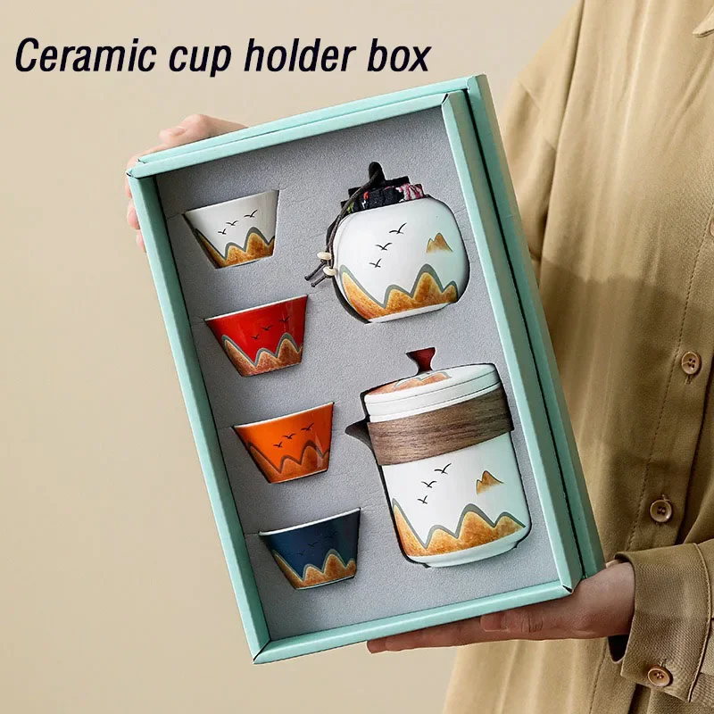 Coffee Tea In Chinese - Gift Box,Chinese Style Ceramic Tea Cup,Porcelain