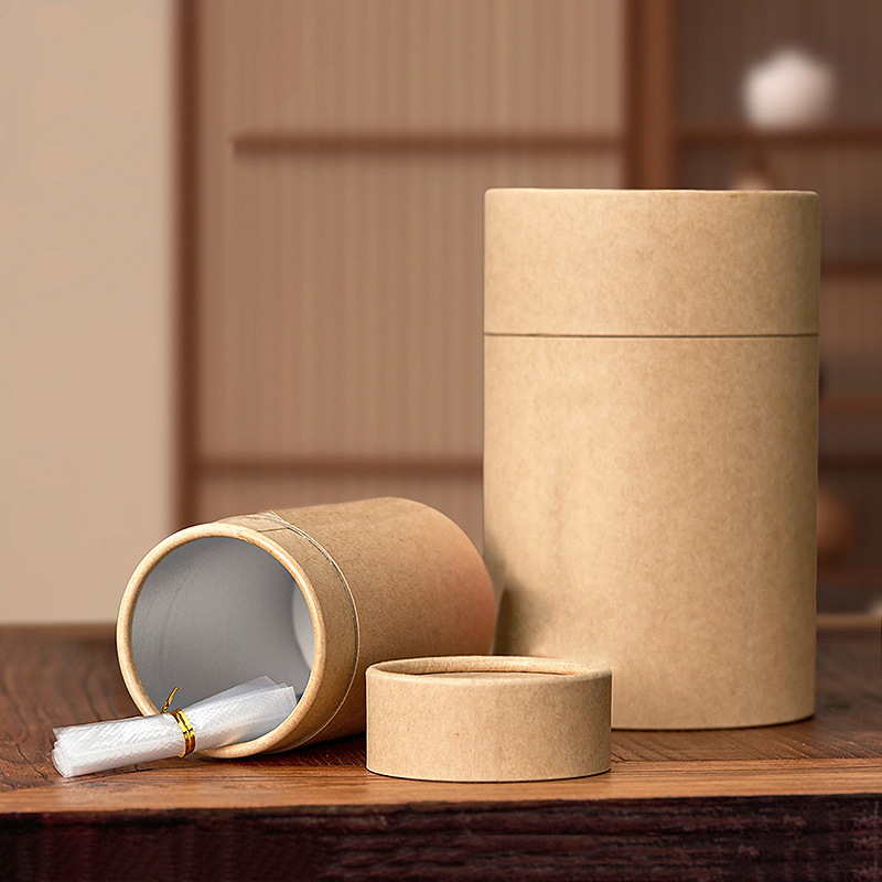 1PCS New Kraft Paperboard Tube - đánh giá và giá Coffee Tea Containers