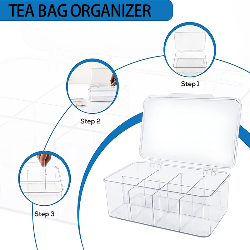 Display Rack Desktop Organizer - đánh giá và giá Coffee Tea Containers