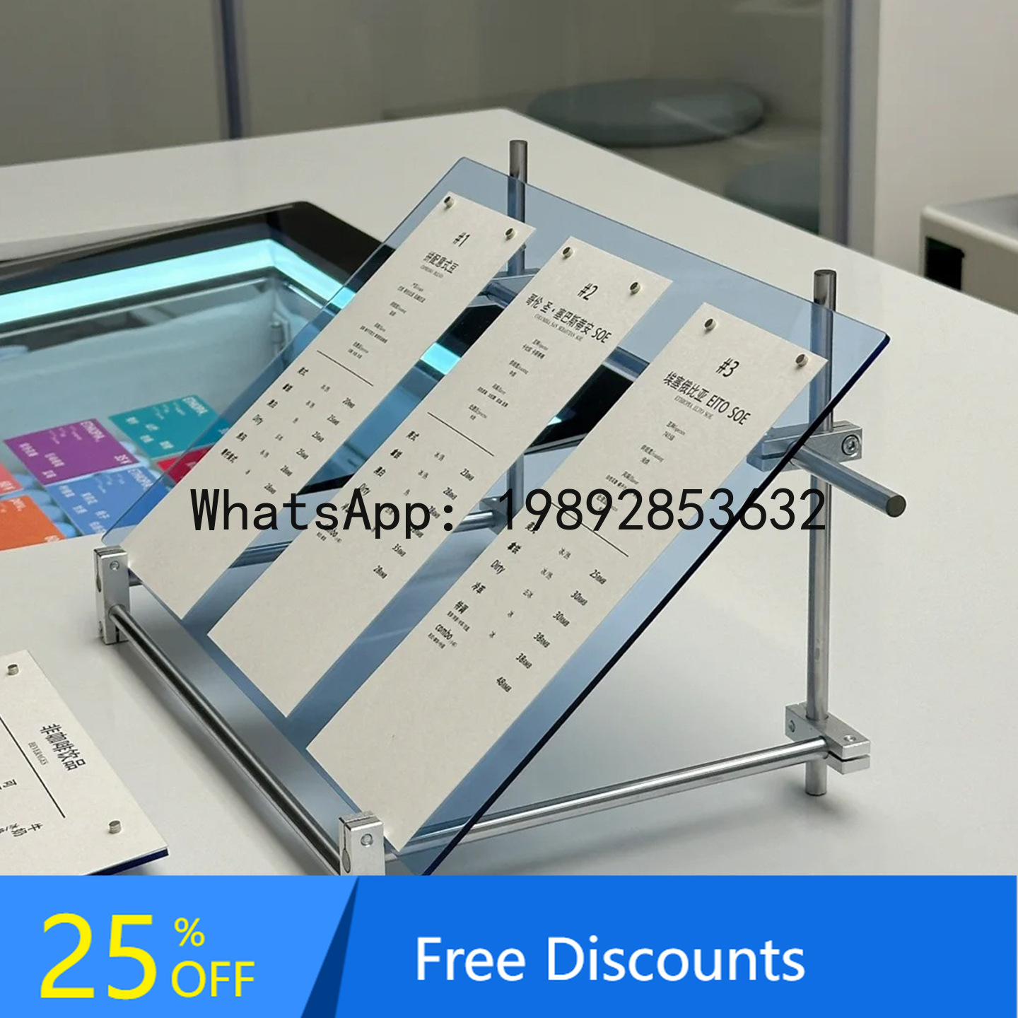 YFY Acrylic Optical Axis Displ - đánh giá và giá Coffee Tea Menu