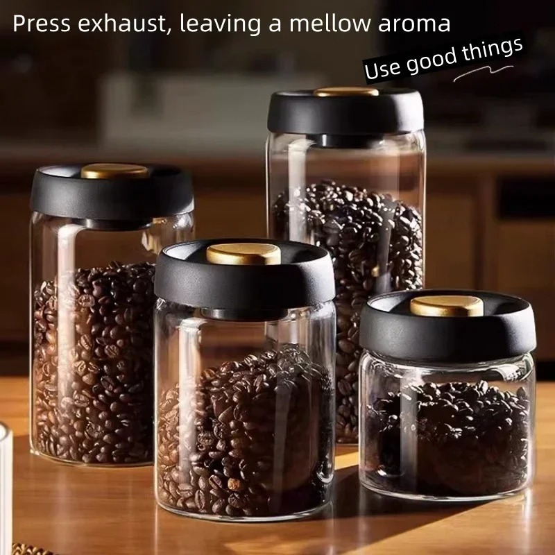 Manual Vacuum Sealed Coffee Ja - đánh giá và giá Coffee Tea Containers