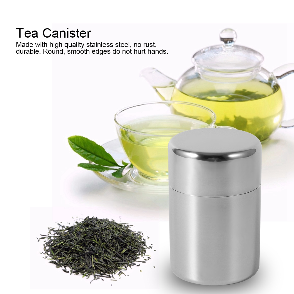 Tea Can Stainless Steel Tea Ti - đánh giá và giá Coffee Tea Sugar