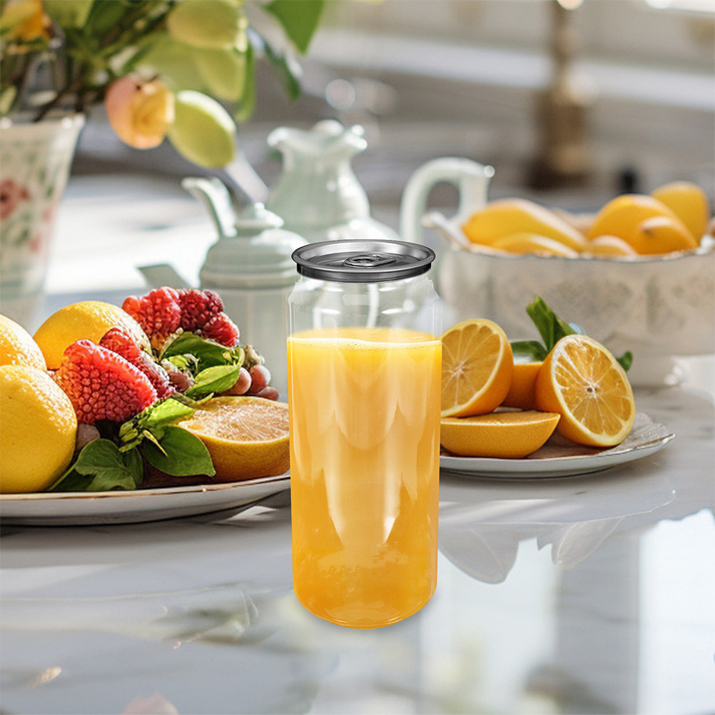5pcs Transparent Beverage Cans - đánh giá và giá Coffee Tea Containers