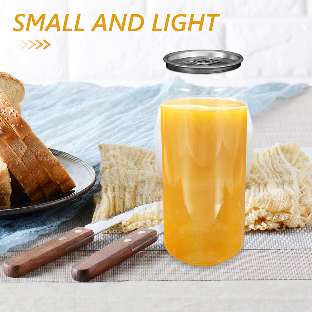 5pcs Transparent Beverage Cans - đánh giá và giá Coffee Tea Containers
