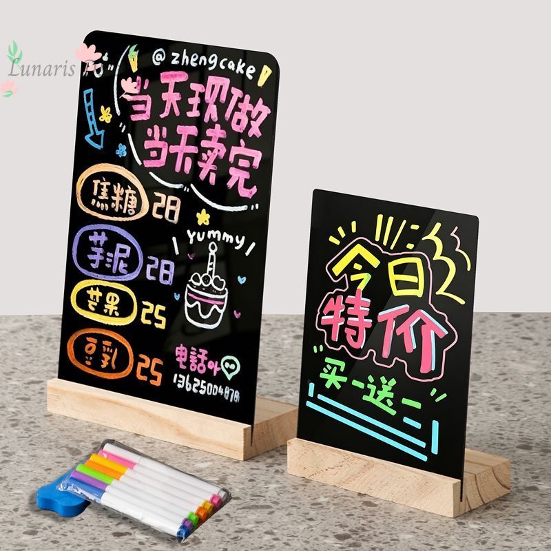 A4 rewritable stall advertisin - đánh giá và giá Coffee Tea Menu