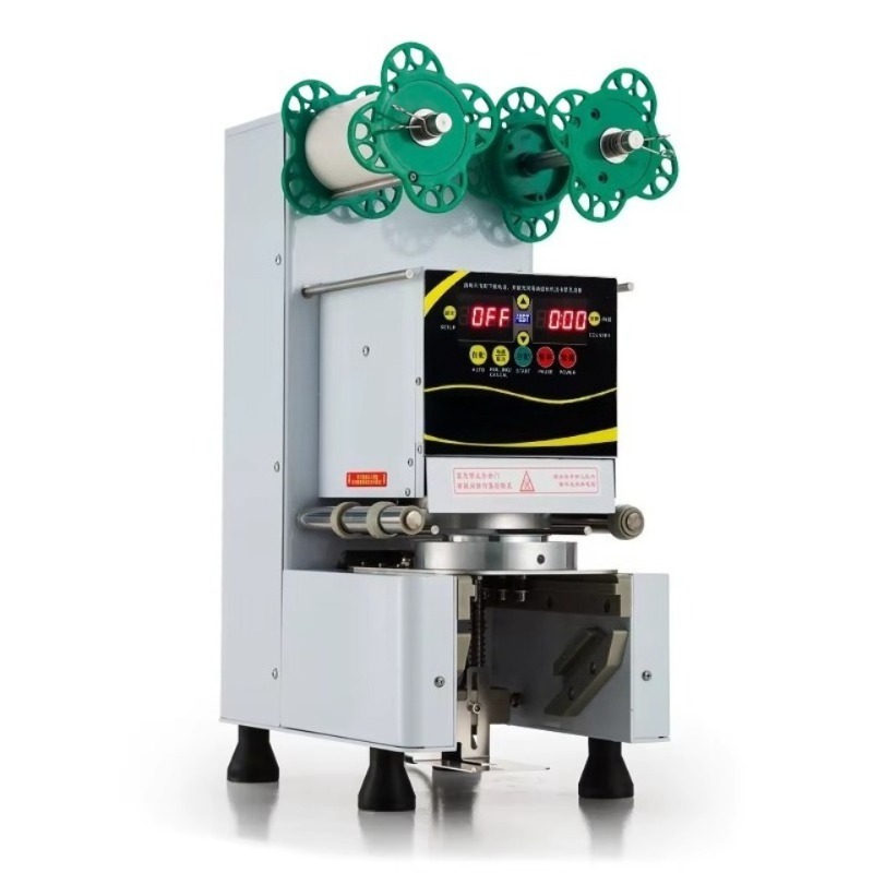 Automatic Plastic Cup Sealing  - đánh giá và giá Coffee Tea Shop