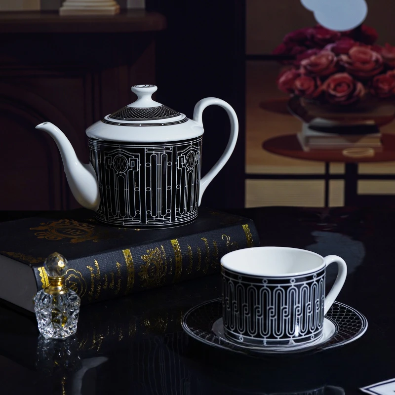Simple European-Style Tea Set  - đánh giá và giá Coffee Tea Containers
