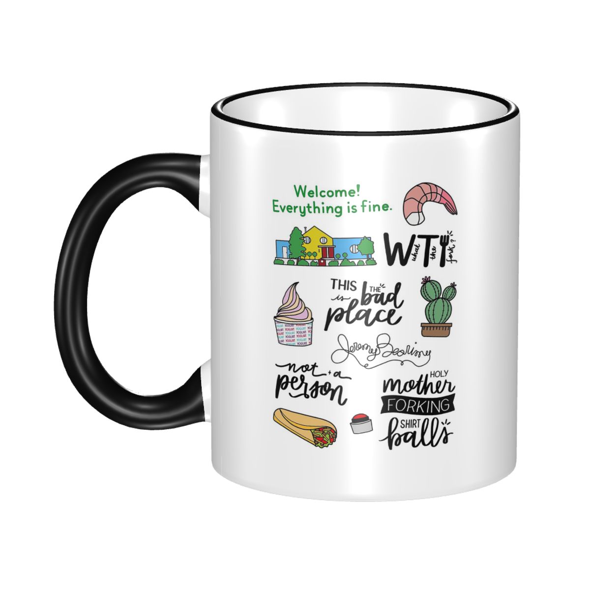 The Good Place TV Show Art Mug - đánh giá và giá Coffee Tea Place