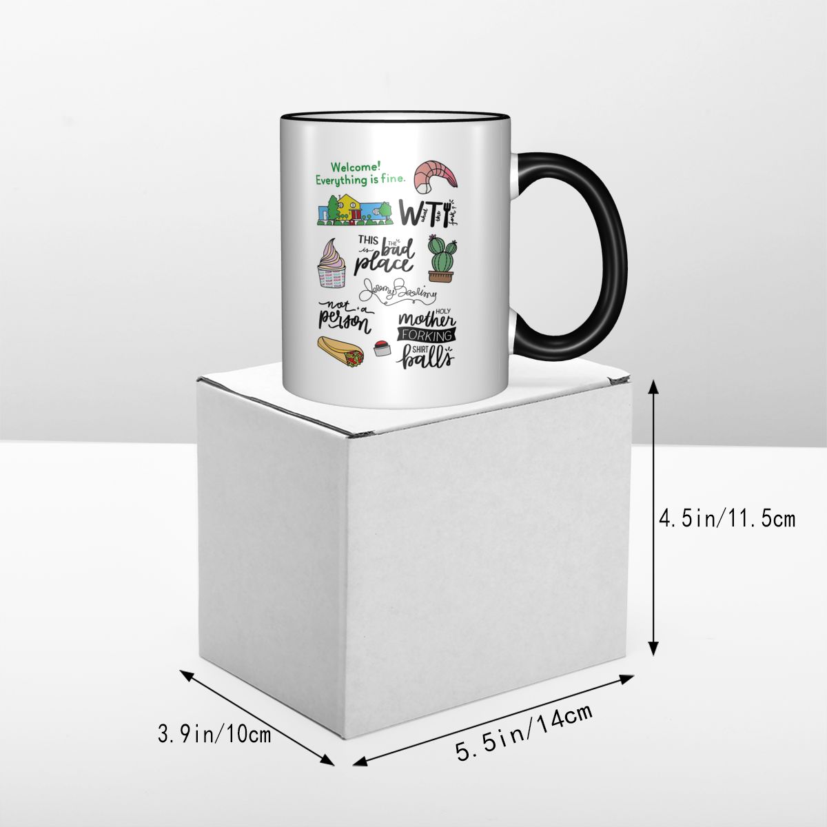 The Good Place TV Show Art Mug - đánh giá và giá Coffee Tea Place