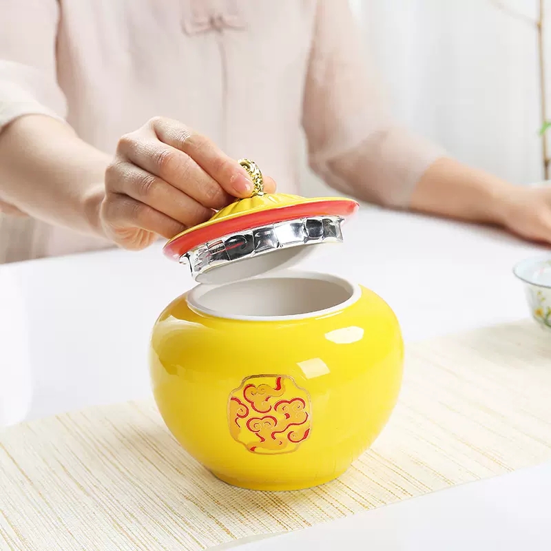 Chinese-style Yellow Ceramic P - đánh giá và giá Coffee Tea In Chinese