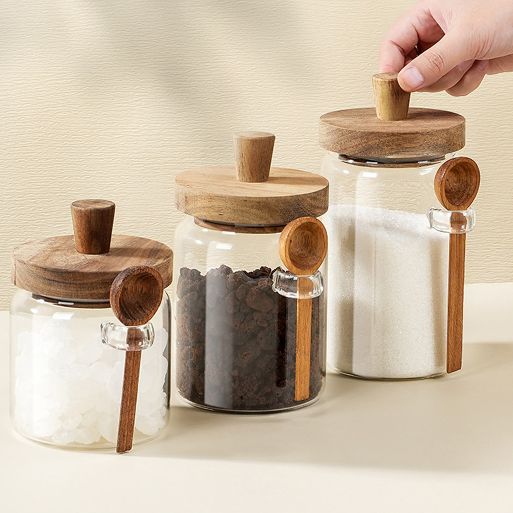 Transparent Glass Food Storage - đánh giá và giá Coffee Tea Containers
