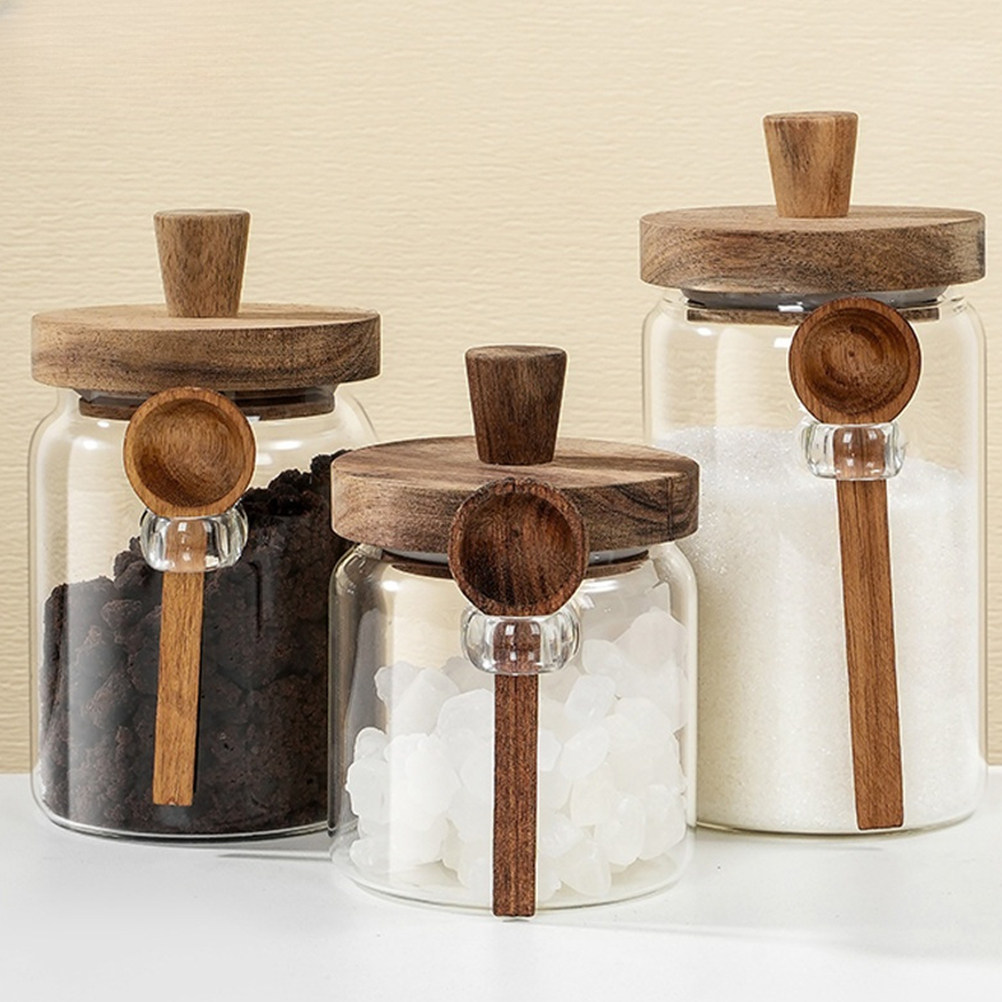 Transparent Glass Food Storage - đánh giá và giá Coffee Tea Containers