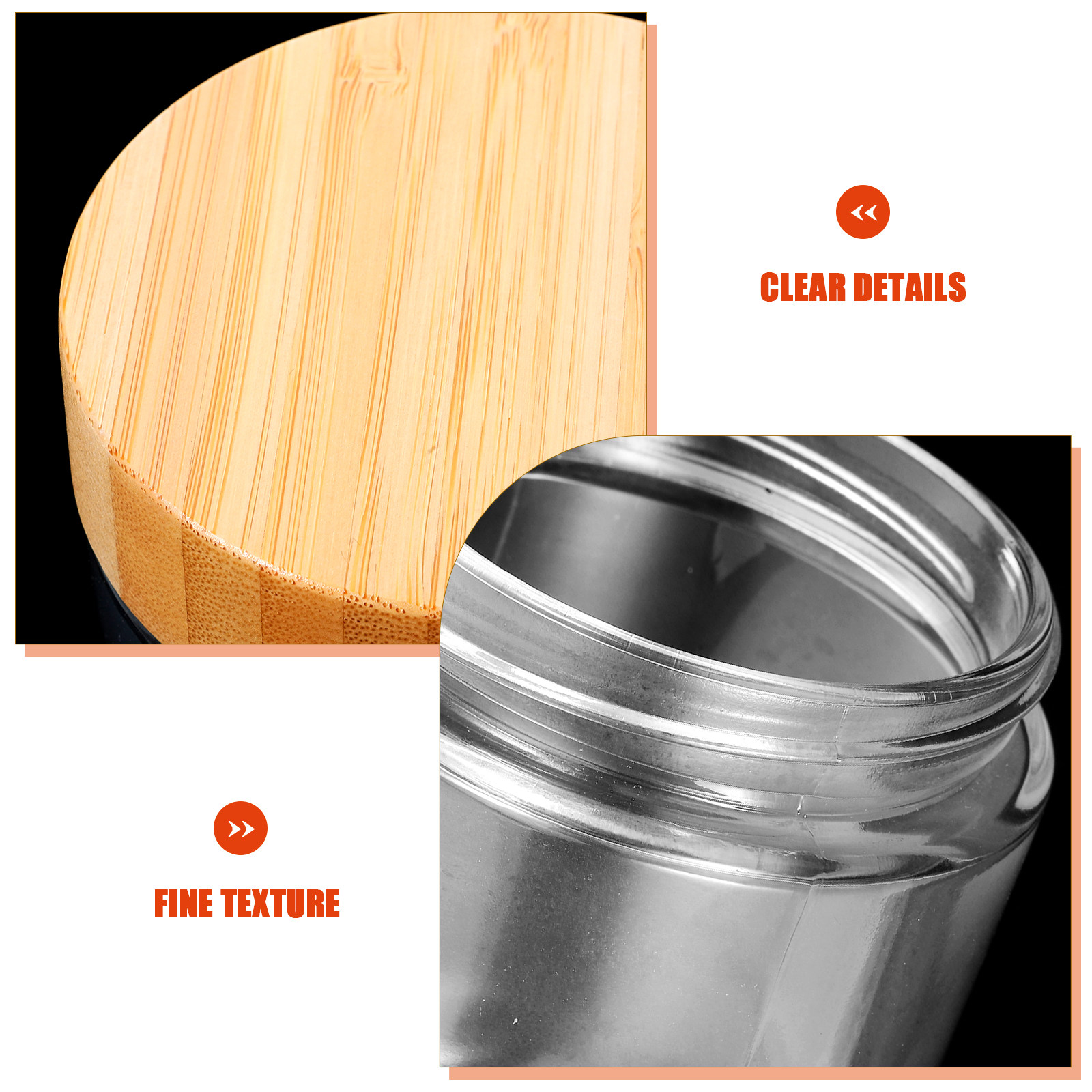 4Pcs Sturdy Glass Canisters wi - đánh giá và giá Coffee Tea Sugar