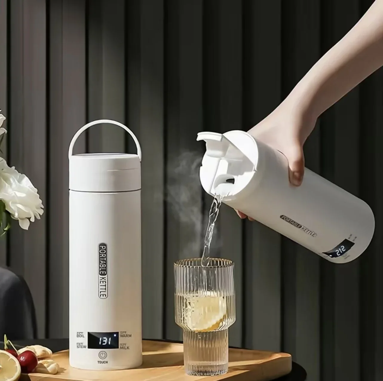 450ML Electric Kettles Portabl - đánh giá và giá Coffee Tea Menu
