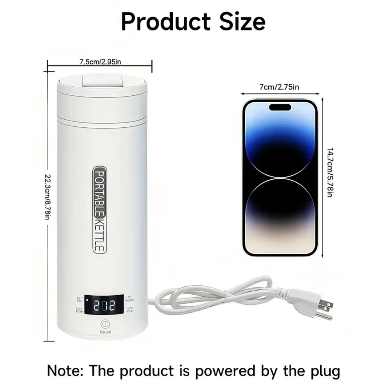 450ML Electric Kettles Portabl - đánh giá và giá Coffee Tea Menu