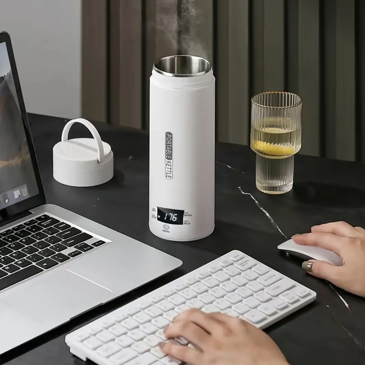 450ML Electric Kettles Portabl - đánh giá và giá Coffee Tea Menu