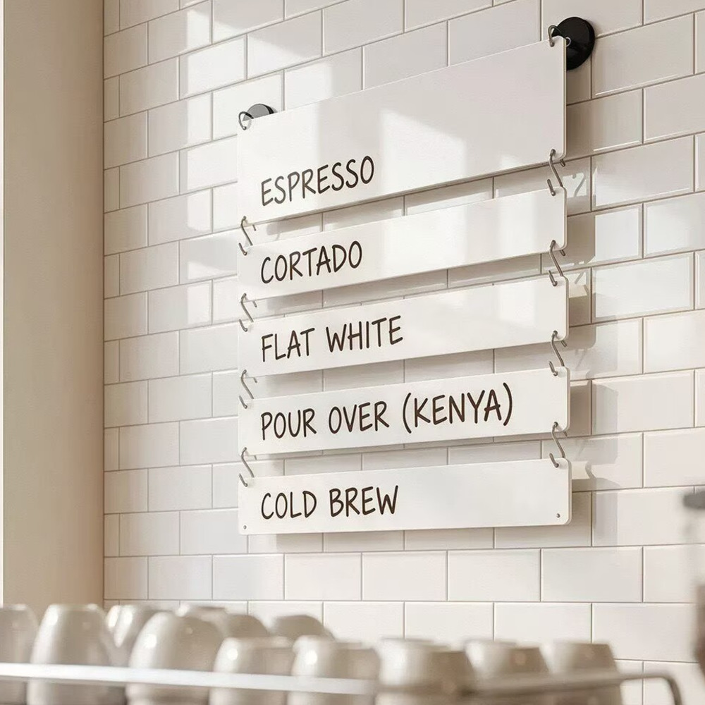1Set 40cm Hanging Erasable Acr - đánh giá và giá Coffee Tea Menu